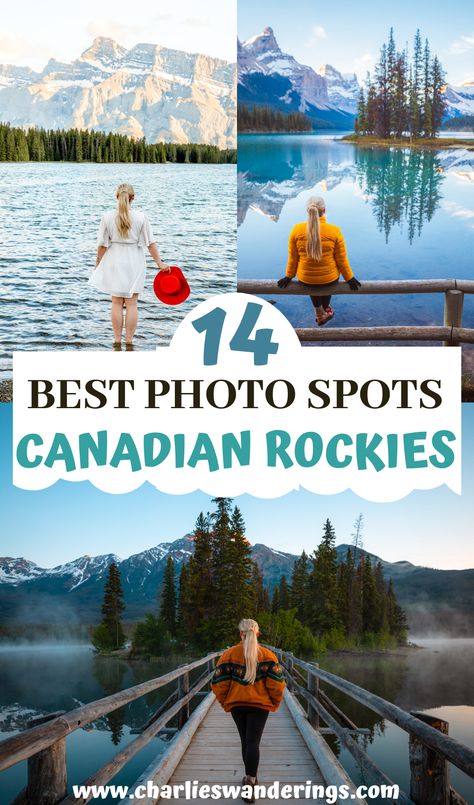 14 Spectacular Photography Spots In The Canadian Rockies - CHARLIES WANDERINGS Caption For Nature, Niagara Falls Trip, Joffre Lake, Canada Vacation, Maligne Lake, Canada Travel Guide, Parks Canada, Fall Travel, Canadian Rockies