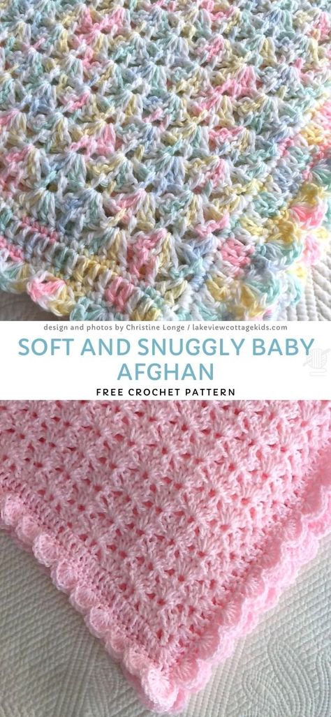 Crochet Baby Blankets, Colorful Baby Blanket, Blankets Crochet, Baby Afghan Crochet Patterns, Crochet Baby Blanket Free Pattern, Easy Crochet Baby Blanket, Crochet Blanket Designs, Easy Crochet Baby, Baby Afghan Crochet