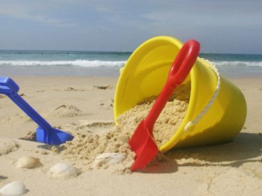 Enjoy your children while you can - kids grow up so fast and you can't turn back time. Bucket And Spade, British Seaside, Beach Bucket, Beach Please, I Love The Beach, Beach Toys, Sand Art, Sand Castle, Beach Scenes