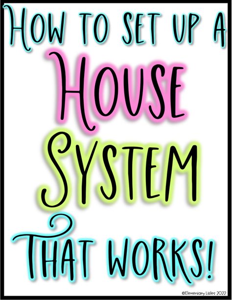 House Systems In School, Classroom Management Point System, Student Turn In System, House Cup Harry Potter, Grading System Elementary, House System In Schools, School House System Ideas, House Points Classroom, Ron Clark House System Ideas