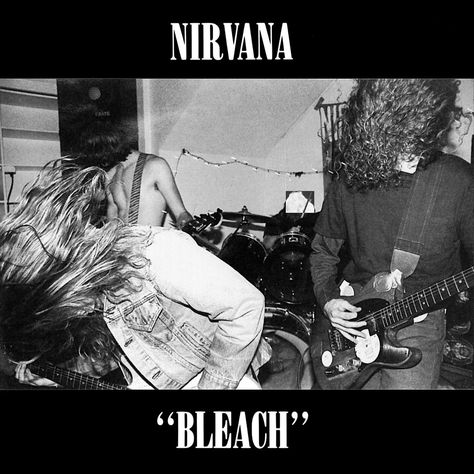 #nirvana #bleach #kurtcobain Nirvana Album Cover, Nirvana Bleach, Nirvana Album, Rock Posters, Best Albums, Music Wall, Music Covers, Alternative Rock, Album Songs