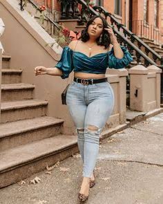 Curvy Latina Fashion, Look Grunge, Modelos Plus Size, Looks Plus Size, Modieuze Outfits, Outfit Trends, Elegantes Outfit, Look Plus, Curvy Girl Outfits