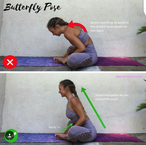 Yoga butterfly Barre Instructor, Butterfly Pose, Yoga Trainer, Latihan Yoga, Yoga World, Yoga Tutorial, Frosé, Yoga Posen, Pose Yoga