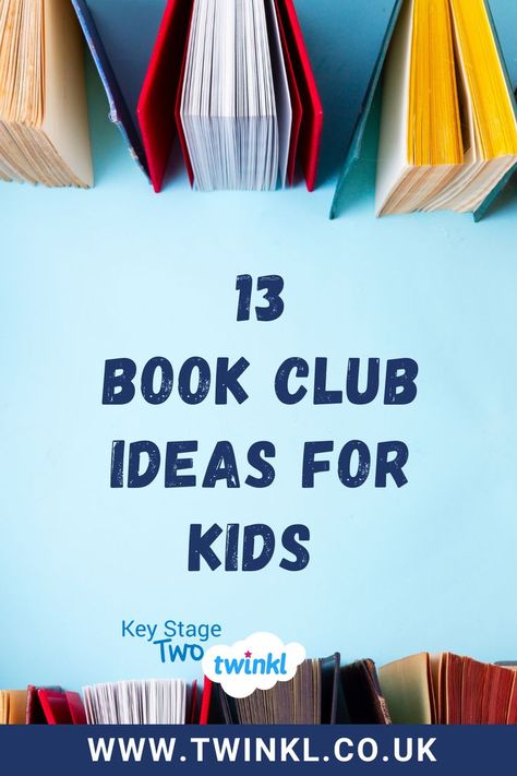 13 Book Club Ideas For Kids Book Club Activities For Kids, Kids Book Club Ideas, Kids Book Club Activities, Book Club Printables, Book Club Ideas Hosting, Book Club Ideas, Elementary School Books, Library Lounge, Book Club For Kids