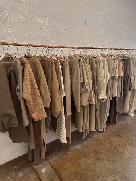 Earth Tone Outfit Aesthetic, Neutral Luxury Aesthetic, Neutral Closet Aesthetic, Minimal Clothing Store, Neutral Clothes Aesthetic, Fall Aesthetic Neutral, Earth Tone Outfits Aesthetic, Neutral Fashion Aesthetic, Neutral Color Fashion