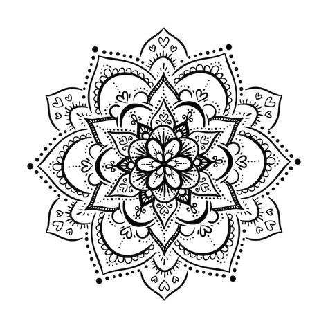 Mandala Tattoo Sleeve Women, Mandala Outline, Mandala Tattoo Shoulder, Mandala Tattoo Men, Mandala Tattoo Back, Mandala Tattoos For Women, Hamsa Hand Tattoo, Round Tattoo, Floral Mandala Tattoo