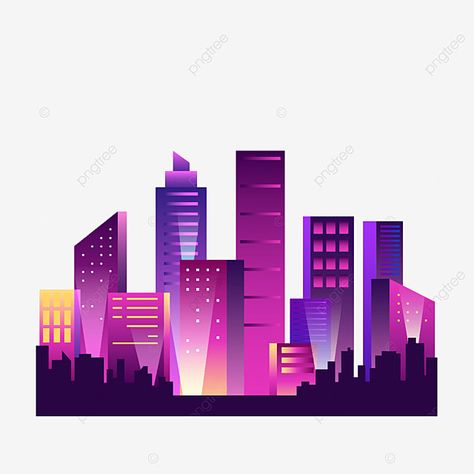 Cityscape Illustration Vector, Building Vector Illustration, Vector City Illustration, Cyberpunk Vector, City Illustration Vector, Neon Silhouette, Cyberpunk Illustration, Buildings Illustration, Cityscape Abstract