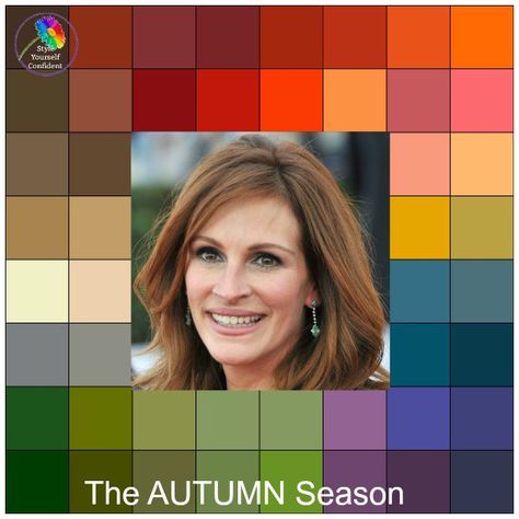 Autumn Color Palette Analysis, Autumn Seasonal Color Analysis, Color Palette Analysis, Styled By Susie, The Concept Wardrobe, Autumn Color Palette Fashion, Concept Wardrobe, Autumn Color Palette, Soft Autumn Color Palette