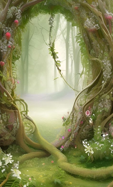 Fairy Backgrounds Aesthetic, Fairy Land Background, Enchanted Forest Theme Background, Magical Fairy Garden Aesthetic, Fairies In The Woods, Fairytale Background Landscape, Encantadia Background, Fairy Background Wallpapers, Fairytale Wallpaper Aesthetic