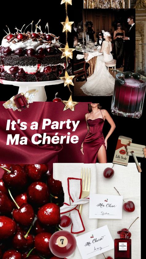 Bridal Shower Theme. It's A Party Ma Chérie🎇🍒♟️ Ma Cherie, Glamorous Decor, Elegant Makeup, Love And Romance, Celebrate Love, Masquerade Party, Bridal Shower Theme, Grad Parties, Ballroom