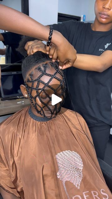 Coupe, Braid And Ponytail Hairstyles Black, Big Plaits Hairstyles Black Women, Twisted Bun Updo For Black Women, Hair Show Hairstyles, 2 Ponytails Black Women, Braided Goddess Ponytail, Half Up Half Down Bun Black Women, Ninja Bun Hairstyles For Black Women