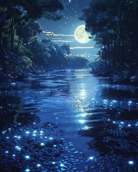 Following the faint path in the enchanted forest, you come across a river of shimmering silver, its surface reflecting the ethereal glow of the moon and stars. ⁠ As you bend down to drink, a sprite with eyes like sparkling emeralds emerges from the water, warning you of the Red Queen's wrath. "She knows you're here," it whispers with a voice like tinkling bells before vanishing into the night.⁠ ⁠ ⁠ #aiart #aiartwork #aiartcommunity #aiimage #aipainting #digitalart #art #aiphoto #artist #land... The Moon And Stars, The Enchanted Forest, Into The Night, Red Queen, She Knows, Forest River, Moon And Stars, Draw Your, Enchanted Forest