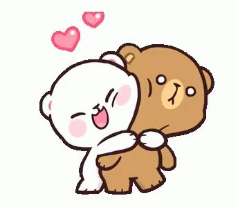 Milk And Mocha Hugs GIF - MilkAndMocha Hugs BearCouple GIFs Calin Gif, Bisous Gif, Hug Gif, Animiertes Gif, Bear Gif, Cute Hug, Milk & Mocha, Cute Bear Drawings, Cute Cartoon Images
