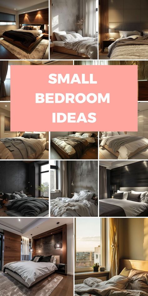 Discover creative solutions for small bedrooms with our collection of small bedroom ideas. From smart small bedroom layouts to clever storage solutions, find inspiration to maximize your space and create a cozy sanctuary in your compact room. Whether you are looking for small bedroom designs or small bedroom decor ideas, we've got you covered. Explore innovative ways to optimize your limited space and turn your small bedroom into a stylish retreat perfect for couples or individuals. Innovative Bedroom Ideas, Bedroom Ideas With Window Seat, 9x9 Bedroom Layout Ideas, 11 X 12 Bedroom Layout, Bedroom Ideas For Small Rooms Couples, Small Couple Room Ideas Bedrooms, Small Adult Bedroom Ideas, Small Master Bedrooms Decor, Small Bedroom Layouts