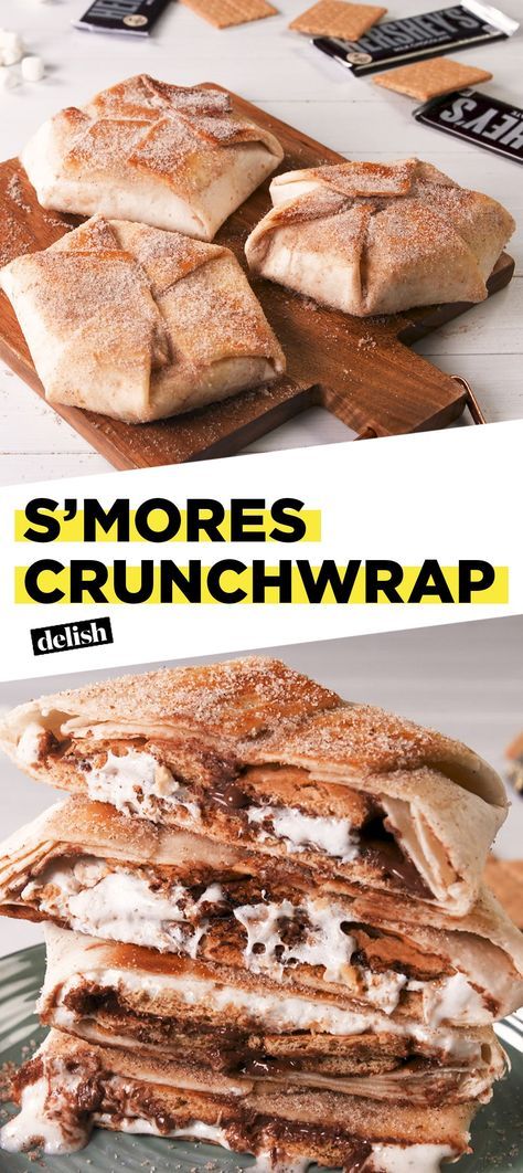 Crunchwrap Recipe, Beaux Desserts, Korean Dessert, Fantastic Recipes, S'mores, Fun Baking Recipes, Alfredo Sauce, Easy Baking Recipes, Yummy Sweets