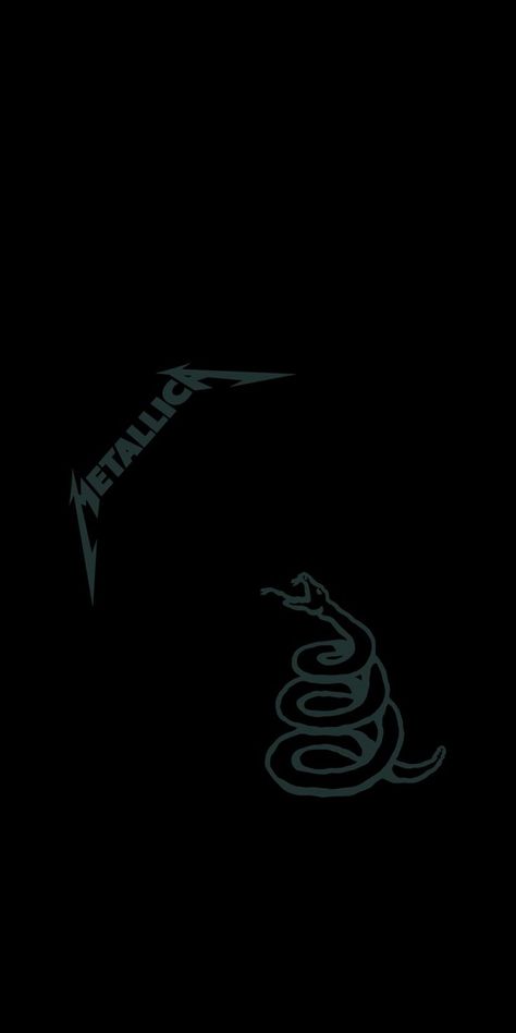 Metalica Album Covers, Metallica Iphone Wallpapers, Metallica Ride The Lightning Wallpaper, Metallica Snake Tattoo, Black Album Wallpaper, Wallpaper Metallica Band, Rock Album Covers Wallpaper, Album Iphone Wallpaper, Metallica Background