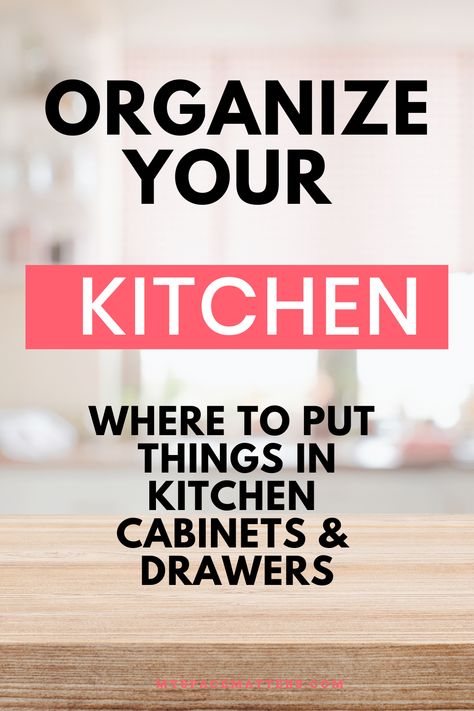 Organize Cupboards Kitchen, What To Put In Which Kitchen Cabinet, Where Do Dishes Go In Kitchen, Organisation, Organization Of Kitchen Cabinets, Best Kitchen Cabinet Organization Ideas, Where To Put Things In Your Kitchen, Everything You Need For A Kitchen, Kitchen Layout Organization