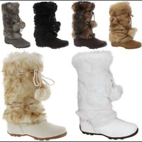 Fluffy Boots, Camel Boots, Trendy Boots, Faux Fur Boots, Boots Womens, Swag Shoes, Fur Boots, Boots Women, Pretty Shoes