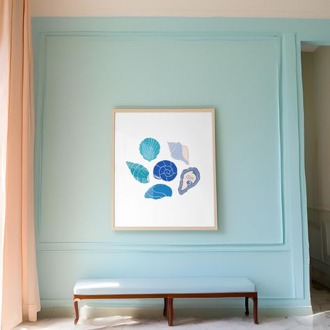 🐚 Coastal  Blue Shell Wall Art Digital Download 🐚 Add a touch of coastal charm and serene blue hues to your space with this stunning blue shell wall art digital download. Perfect for lovers of the sea or those seeking a calming accent for their home decor, this beautiful artwork captures the intricate details and soothing colors of a delicate seashell. **Features 🌊 Instant digital download: Get your artwork immediately and skip the wait. 🎨 High-resolution image: Crisp details and vibrant colors ensure stunning print results. 🖼️ Versatile decor: Perfect for framing and displaying in any room of your home. 📐 Multiple sizes: Choose the size that best fits your space and style. 💻 Easy to use: Simply download, print, and enjoy your new artwork in minutes. **How it works 1. Purchase this Shell Wall Decor, Shell Wall Art, Costal Cowgirl, Blue Seashell, Seashell Print, Blue Shell, Coastal Blue, Soothing Colors, For Lovers