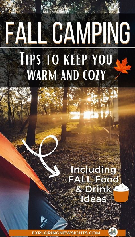 Nature, Camping In The Cold Hacks, Cool Weather Camping, Camping In Cold Weather Tips, Cold Weather Camping Packing List, Fall Rv Camping, Fall Camping Recipes, Cozy Tent Camping Ideas, Cold Weather Camping Hacks