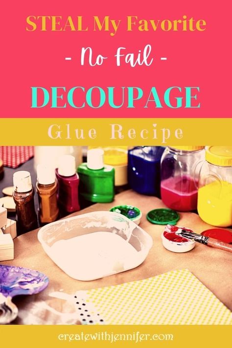 How to Make Decoupage Glue: This Works When Time is Tight! Homemade Mod Podge Recipe, Homemade Mod Podge, Diy Decoupage, Decoupage Tutorial, Mod Podge Crafts, Decoupage Glue, Decoupage Art, Painted Boards, Junk Journals