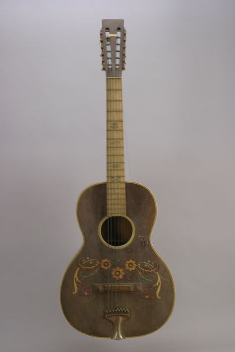 Old Acoustic Guitar, Western Guitar, Vintage Guitars Acoustic, Parlor Guitar, 12 String Acoustic Guitar, Old Guitar, Semi Acoustic Guitar, Ukulele Art, Flamenco Guitar