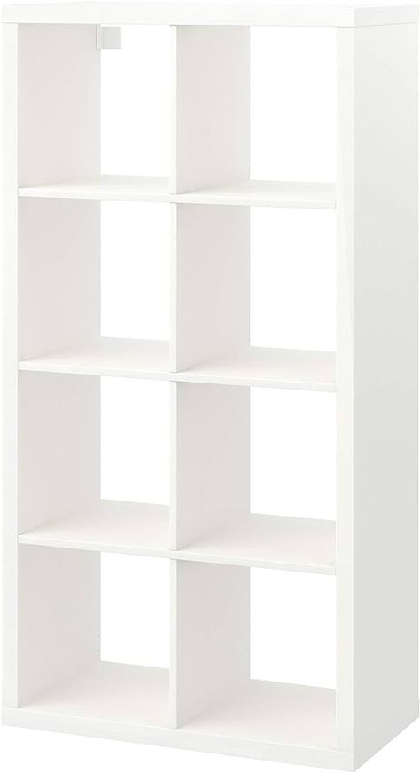 Amazon.com: Ikea KALLAX shelving unit white (77x39x147 cm) 8 shelf : Home & Kitchen Kallax Bed, Shelf Amazon, Ikea Kallax Shelving, Kallax Shelving, Kallax Shelving Unit, Shelf Units, Standing Shelf, Ikea Kallax, Kallax Ikea