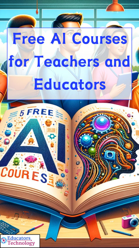 Free AI courses Digital Learning Educational Technology, Free English Courses, Free Online Education, Free Online Learning, Tip Of The Iceberg, Learn Computer Coding, Kids Workshop, Teaching Methodology, Matter Science