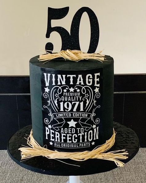 Cake Ideas For Men 50 Birthday, Birthday Cake Ideas For 50th Man, Aged To Perfection 50th Birthday Cake, Men's 60th Birthday Cake, Vintage 50th Birthday Cake, Cakes For Men 50th Birthday, 50 Birthday Cake Ideas Men, Cake Ideas 50th Birthday Man, 50th Birthday For Men Cake