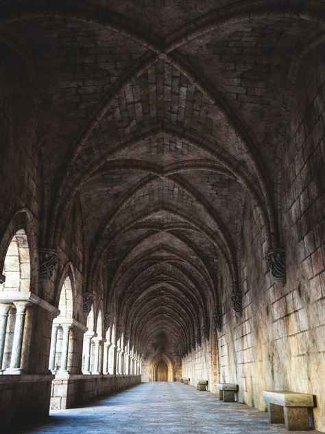 Running Down A Castle Hallway Dress, Fantasy Castle Hallway, Castle Hallway Aesthetic, Shannon Core Aesthetic, Dark Academia Hallway, Ekaterina Core Aesthetic, Medieval Hallway, Running Through A Castle Aesthetic, Katerina Core