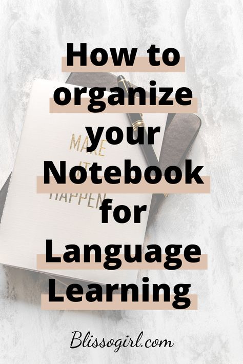 In this post I share with you my tips on how to organize your notebooks for learning any language! #languages #language #learning #student #notebook #organization #polyglot #bilingual #korean #spanish #japanese #german #english Language Planner, Korean Verbs, Organization Binder, Language Journal, Learning A Language, Student Notebook, Japanese Learning, Learning Languages Tips, Learn Another Language