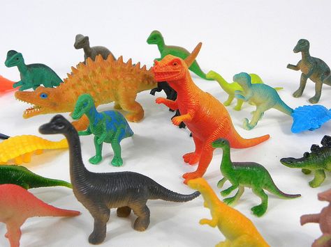 Plastic Toy Dinosaurs detail | Flickr - Photo Sharing! Toy Library, Toy Dinosaurs, Nautical Room Decor, Plastic Dinosaur, Operation Christmas Child Boxes, Plastic Dinosaurs, Birthday Party Venues, Lending Library, Vintage Kitchen Utensils