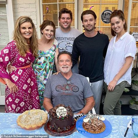 Christopher Schwarzenegger, Schwarzenegger Son, Birthday Pops, 73rd Birthday, Patrick Schwarzenegger, Katherine Schwarzenegger, Maria Shriver, Four Kids