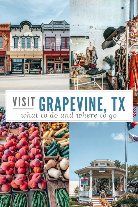 Learn about the different things to do in Grapevine, TX. Their main street offers a weekly farmer's market, several wineries, and plenty of shopping. Things To Do In Grapevine Texas, Grapevine Texas Things To Do, Road Trip Texas, Allen Texas, Superman Dc Comics, Grapevine Texas, Texas Trip, Visit Dallas, Texas Adventure