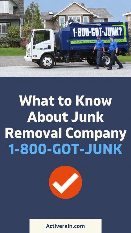 1-800-GOT-JUNK Junk Removal Business, Roth Ira Investing, Homeowner Tips, Best Branding, Junk Removal Service, Real Estate Education, Real Estate Articles, Removal Company, Junk Removal