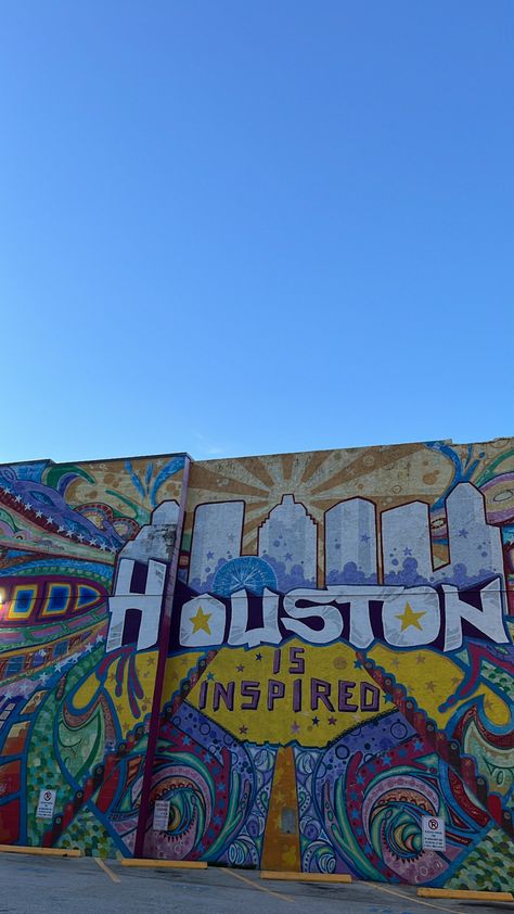 Houston mural Nature, Art Installation, Houston Picture Locations, Houston Aesthetic, Houston Trip, Houston Murals, Friend Tumblr, Houston Art, H Town