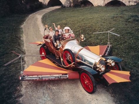 Famous Vehicles, Chitty Chitty Bang Bang, Flying Cars, Happy Childhood, Movie Cars, Tv Cars, Flying Car, Weird Cars, Cars Movie
