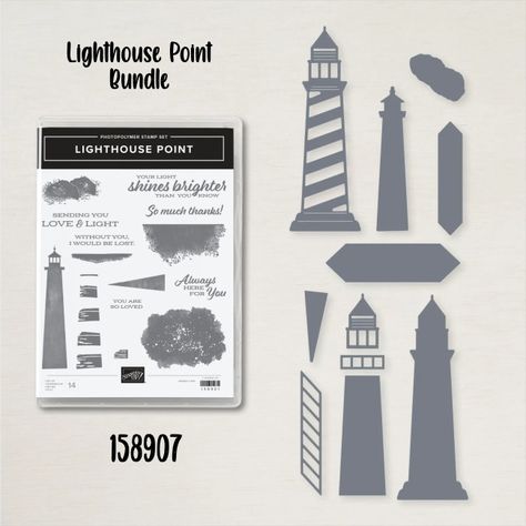 Stampin Up Lighthouse Point, Stampin Up Lighthouse, Cana Island Lighthouse, Traditional Color Palette, Hatteras Lighthouse, Cape Hatteras Lighthouse, Lighthouse Point, Lighthouse Photos, Nautical Cards