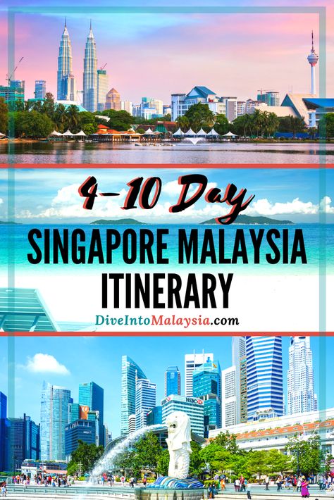 In this article, I’m going to give you the perfect Singapore and Malaysia itinerary so all you have to is follow it! I do this by walking through a Singapore Malaysia itinerary for up to ten days. Singapore Photo Ideas, Malaysia Itinerary, Malaysia Trip, Cuba Itinerary, Bangkok Itinerary, Malaysia Travel Guide, Singapore Map, Abu Dhabi Travel, Singapore Itinerary