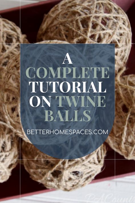 Crafts Using Jute Twine, Twine Spheres Diy, Balloon Yarn Balls Diy, Diy Jute Balls Twine, How To Make Twine Balls Diy, Twine Orbs Diy, Yarn Balls Decor, Rattan Balls Decor Ideas, Twine Balls Decoration