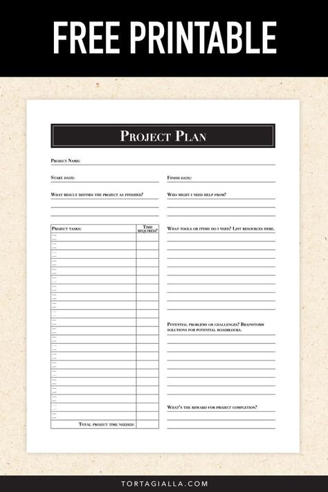Project Planning Template Printable | tortagialla Action Plans Template, Organisation, Project Action Plan Template, Project Template Printables, How To Plan A Project, Project Brief Template, Project Planning Template Free Printable, Project Organization Templates, Bujo Project Planning
