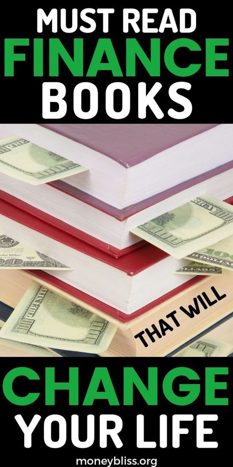 Highly recommended personal finance books to start reading. These financial books will change your life and improve your financial situation greatly. Find books on money management, debt management, creating wealth, and investing. Transform you money mindset with these money management books. - Money Bliss #money #finances #books #moneybliss Books To Start Reading, Books On Investing, Books On Money, Best Finance Books, Books Money, Financial Books, Money Management Books, Accounting Classes, Saving Money Chart