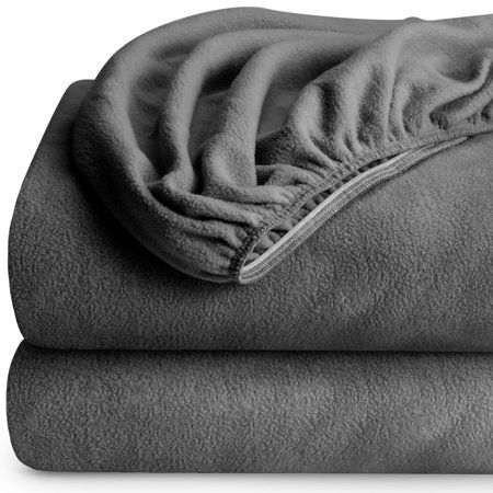 Our premium fitted sheet is made with an extra soft fleece material that is wrinkle, fade, pill, and shrink resistant. This listing is for the fitted sheet only. Micro Fleece is great for wicking away moisture and humidity, as well as being lightweight and breathable, keeping your body at the right temperature all year long. Size: Twin. Color: Gray. Fleece Bed Sheets, Best Sheets, Deep Pocket Sheets, Queen Mattress Size, Fitted Bed Sheets, Queen Sheets, Toddler Rooms, King Sheet Sets, Cotton Sheet Sets