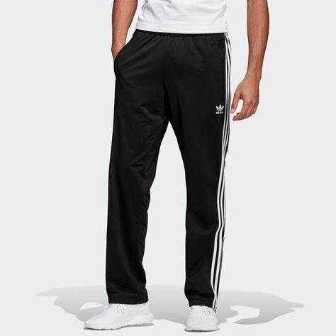 adidas originals Firebird Track Pants Side Casual Sports Long Pants Black ED6897 Adidas Sweatpants Outfit Men, Sweatpants Outfit Men, Adidas Sweatpants Outfit, Track Pants Mens, Sweatpants Outfit, Adidas Track Pants, Adidas Sweatpants, Athletic Looks, Adidas Track