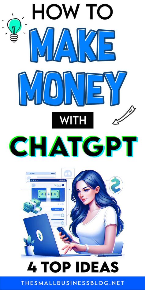 Discover how to make money with ChatGPT. Leverage the power of conversational AI for earning potential and learn effective ways to make money online. #howtomakemoneyonline #waystomakemoney #makemoneyonline Side Hustle Money, Earn Money Online Free, Earn Extra Money Online, Buisness Ideas, Small Business Blog, Money Machine, Make Money From Pinterest, Online Business Opportunities, Online Business Tools