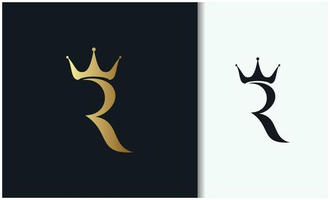 R Crown Tattoo, R King Logo, Letter R Logo Design Ideas, Crown Logo Design Ideas, R Logo Design Letter, R Letter Logo, Trident Logo, The Letter R, Supplements Packaging