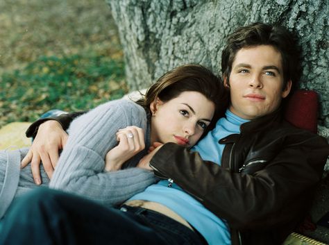 "The Princess Diaries 2: Royal Engagement" movie still, 2004.  L to R: Anne Hathaway, Chris Pine. Logan Lerman, Chris Pine Princess Diaries, Princess Diaries 1, Princess Diaries 2, Diary Movie, The Princess Diaries, Millionaire Dating, Shia Labeouf, I Love Cinema