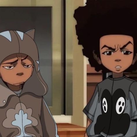 Riley Pfp Boondocks, Boondocks Profile Pic, Huey Boondocks Pfp, Riley And Huey Freeman Matching Pfp, Boondocks Christmas, Funny Boondocks, Boondocks Huey And Jasmine, Riley Freeman Pfp, The Boondocks Fanart