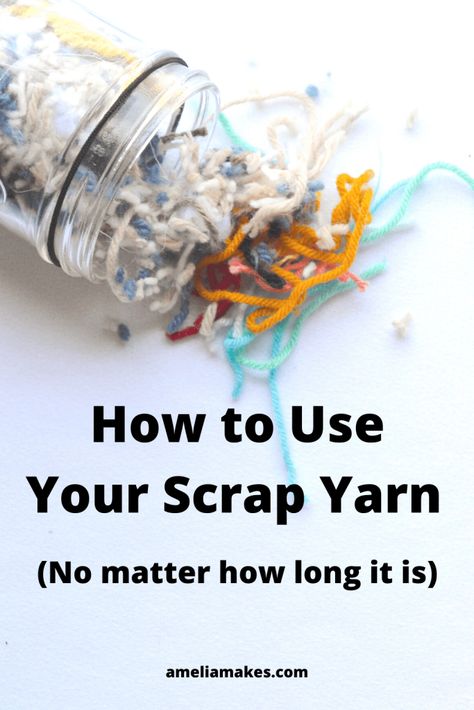 Amigurumi Patterns, Extra Yarn Projects, What To Do With Yarn Scraps, What To Do With Scrap Yarn, Scrap Yarn Patterns, Yarn Scraps Projects, Scrap Yarn Crochet Projects Ideas, Crochet Leftover Yarn Ideas, Leftover Yarn Projects Knitting