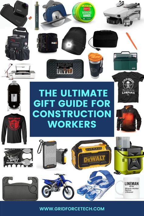 The Ultimate Gift Guide For Construction Workers Gifts For Construction Workers, Lineman Gifts, Boot Tray, Life Straw, Construction Workers, Dollar Store Diy Projects, Gift Guide For Him, Ultimate Gift Guide, Amazing Gifts